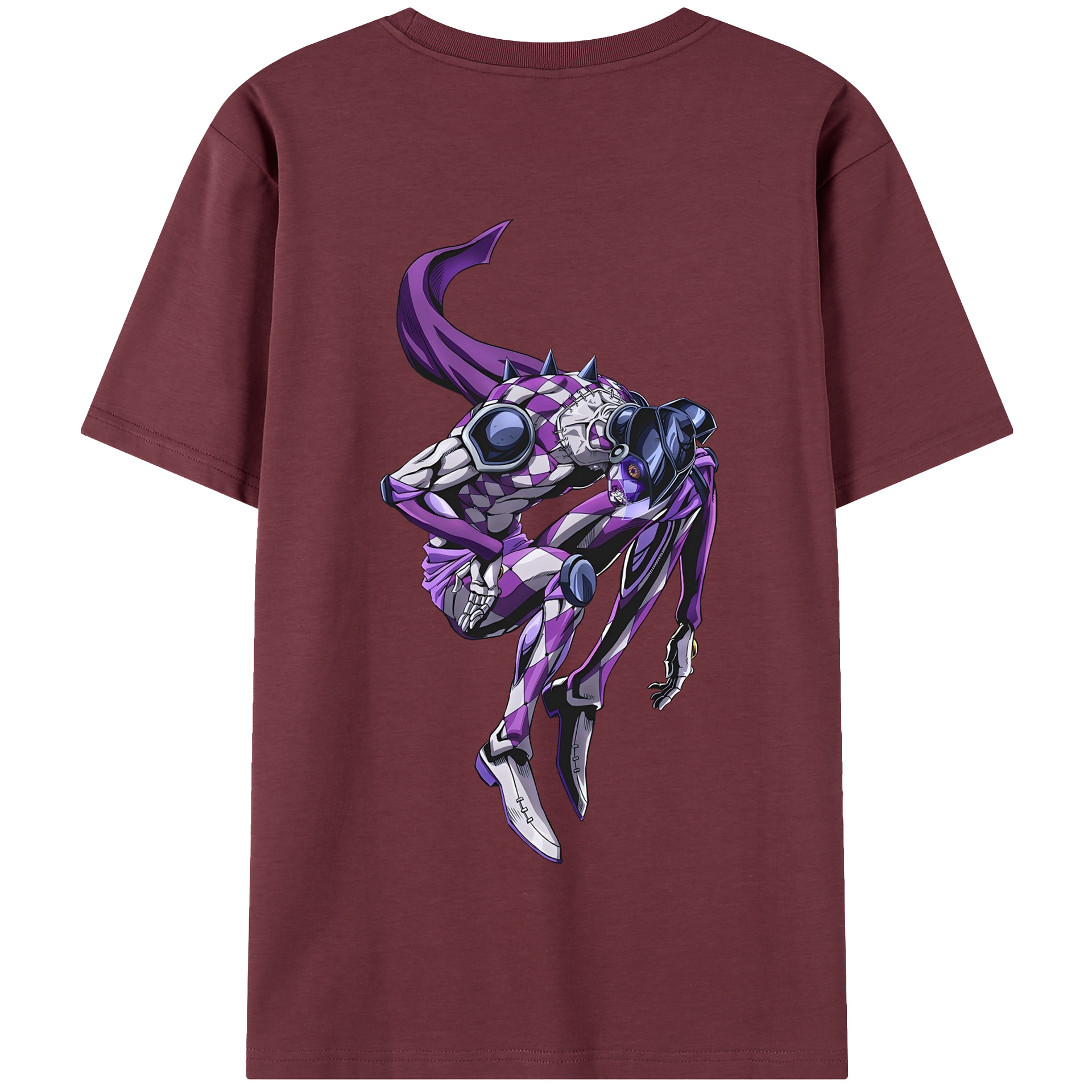 （画像用） ジョジョの奇妙な冒険 パンナコッタ?フー JoJo's Bizarre Adventure Pannacotta Fugo 綿100％半袖Tシャツ（背面プリント）